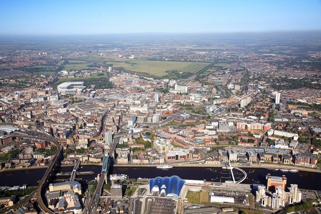 View of Newcastle.