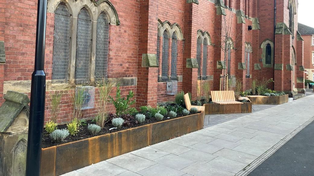 Heaton Church Community garden